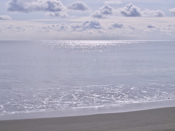 波一つない海の写真