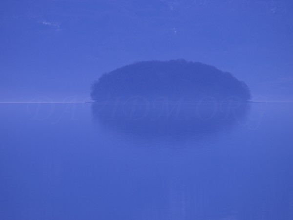 洞爺湖のまんじゅう島の写真