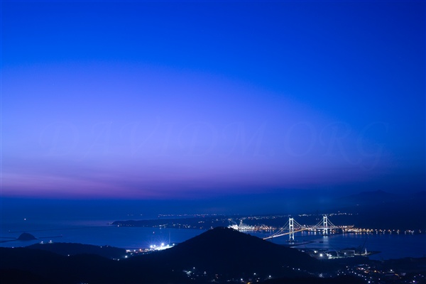 室蘭の夜景の写真