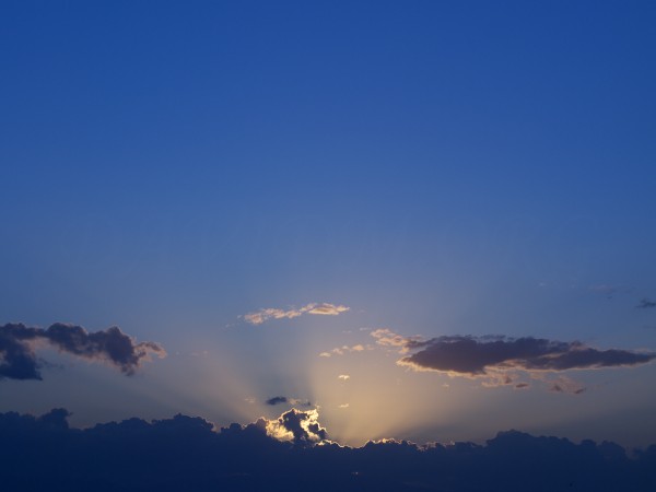 室蘭の夕陽