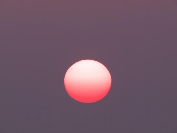 夕陽のグラデーション