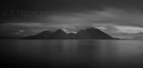洞爺湖の赤外線写真