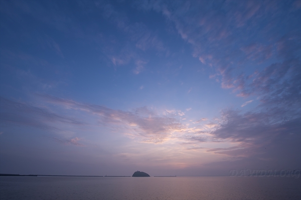 室蘭の夕景の写真