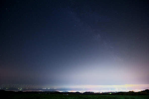 室蘭の星景写真