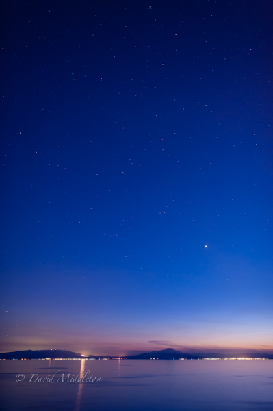 噴火湾の夕暮れ