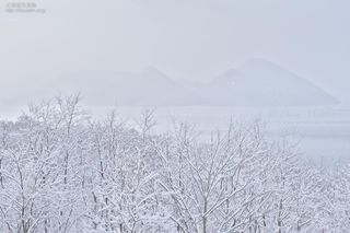 洞爺湖の冬景色 今月の壁紙 北海道壁紙の旅