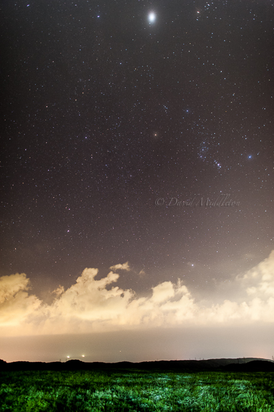 オリオン座と木星 北海道写真集