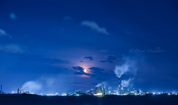月光と工場夜景 北海道写真集