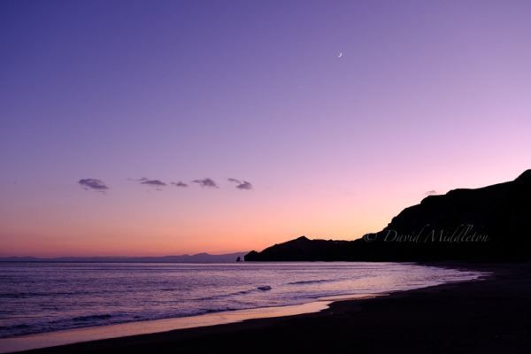 夕暮れのイタンキの写真